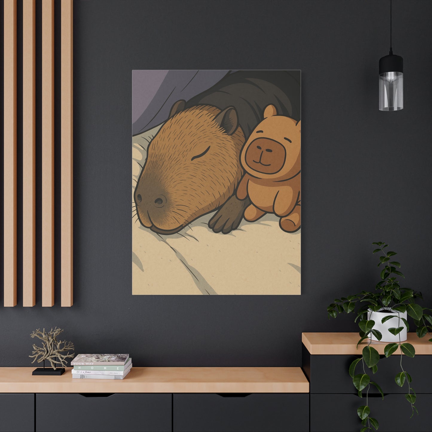 EepyBara - Capybara Dreams Matte Canvas