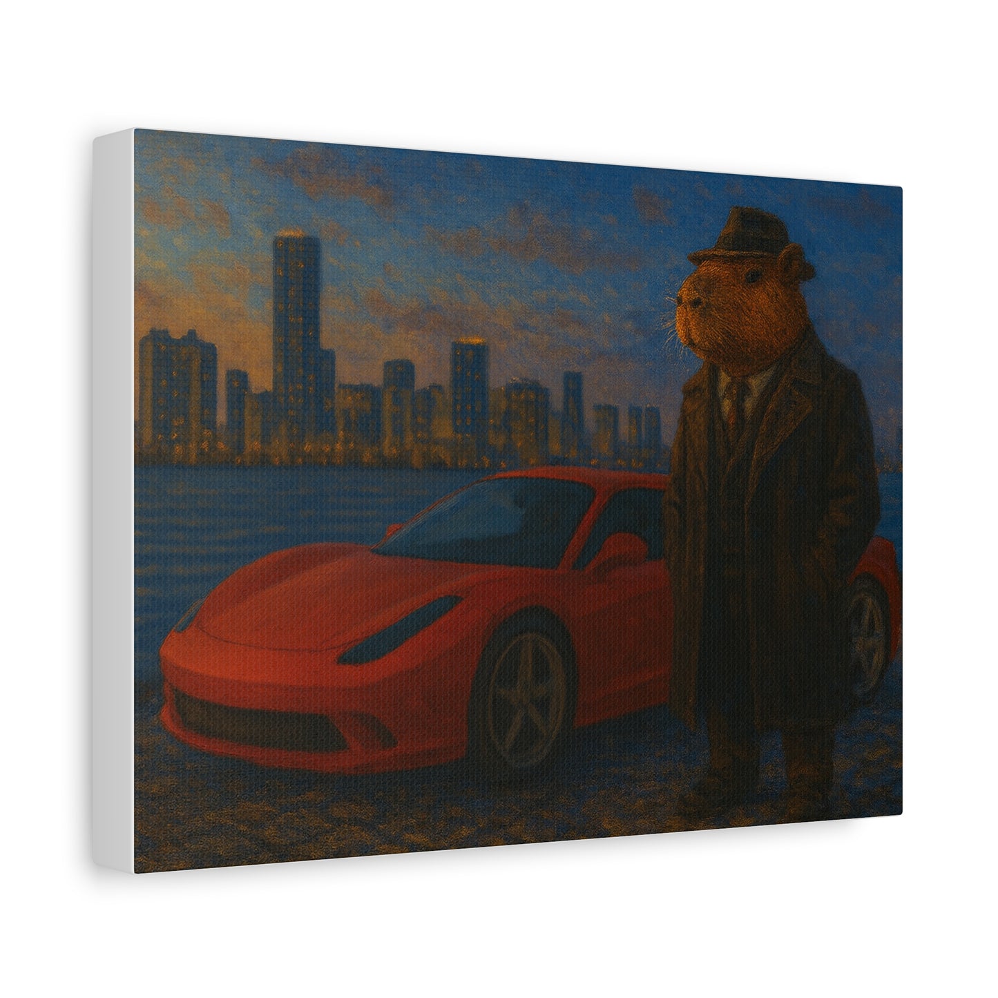 The Capyfather – Matte Canvas Wall Art