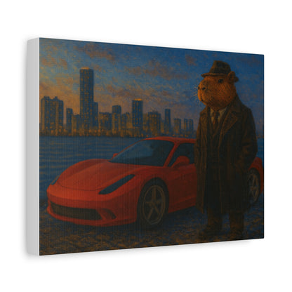 The Capyfather – Matte Canvas Wall Art