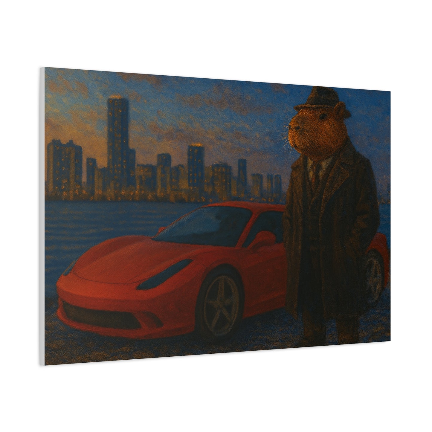 The Capyfather – Matte Canvas Wall Art