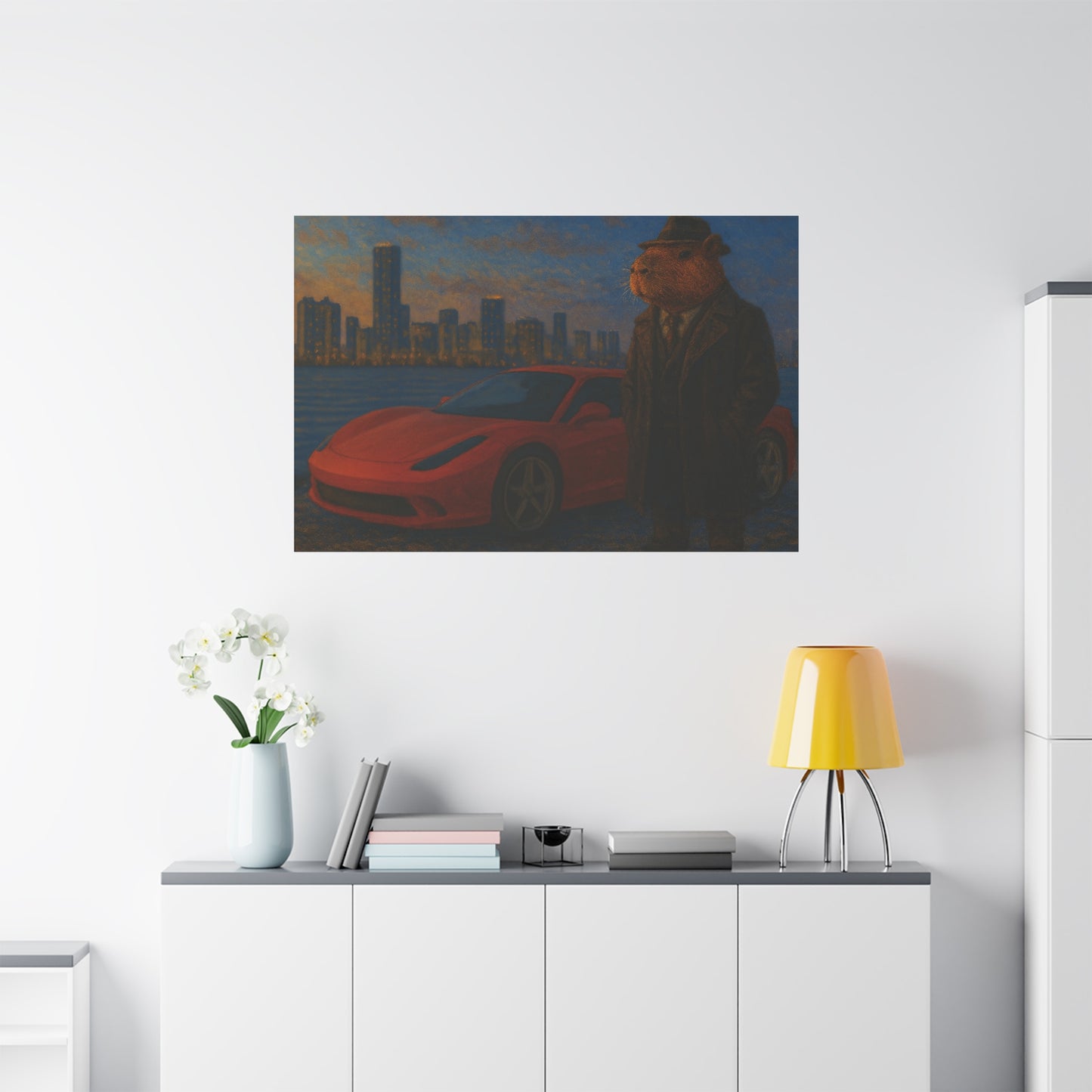 The Capyfather – Matte Canvas Wall Art