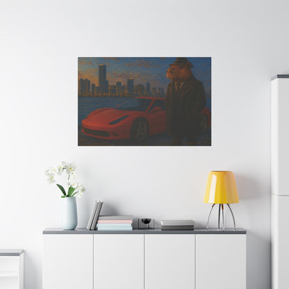 The Capyfather – Matte Canvas Wall Art