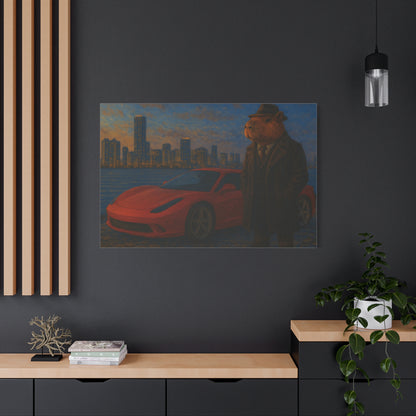 The Capyfather – Matte Canvas Wall Art