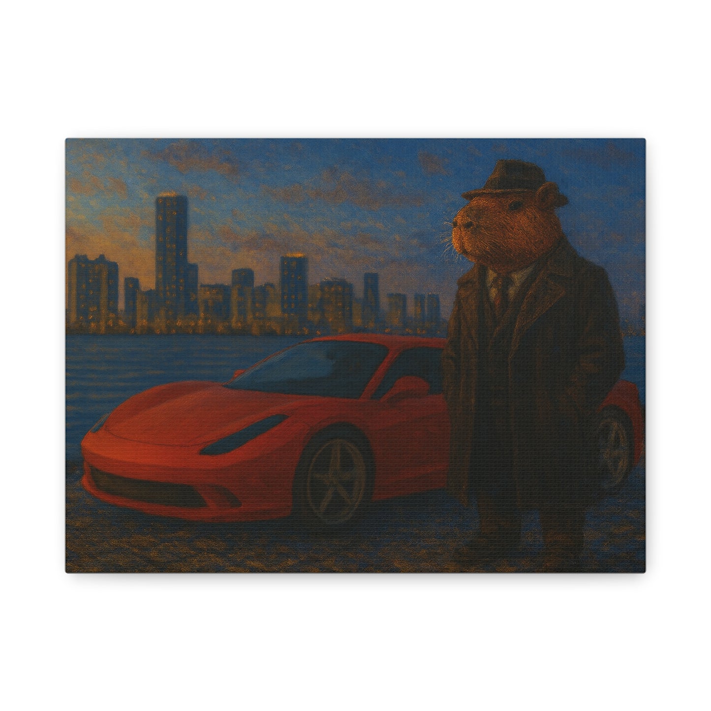 The Capyfather – Matte Canvas Wall Art