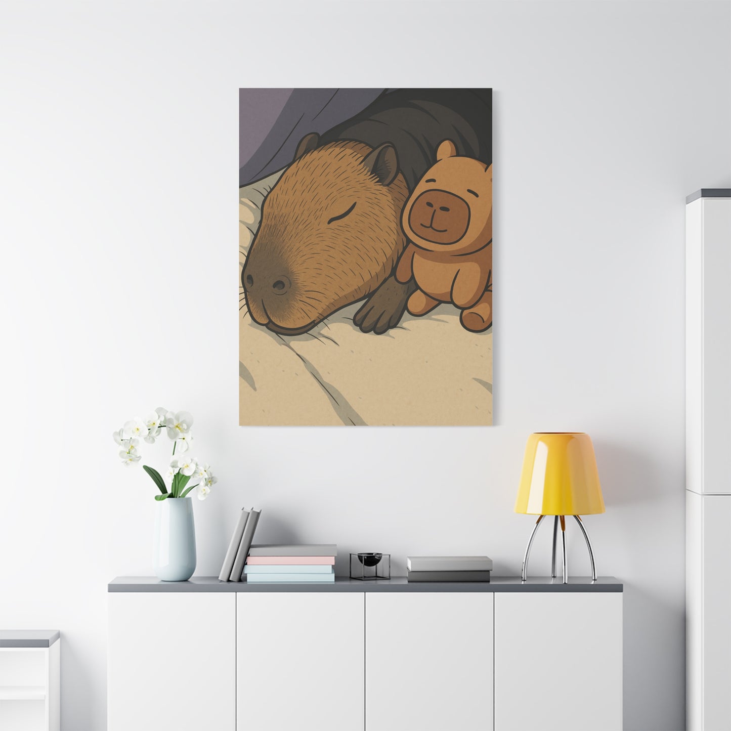 EepyBara - Capybara Dreams Matte Canvas