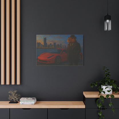 The Capyfather – Matte Canvas Wall Art